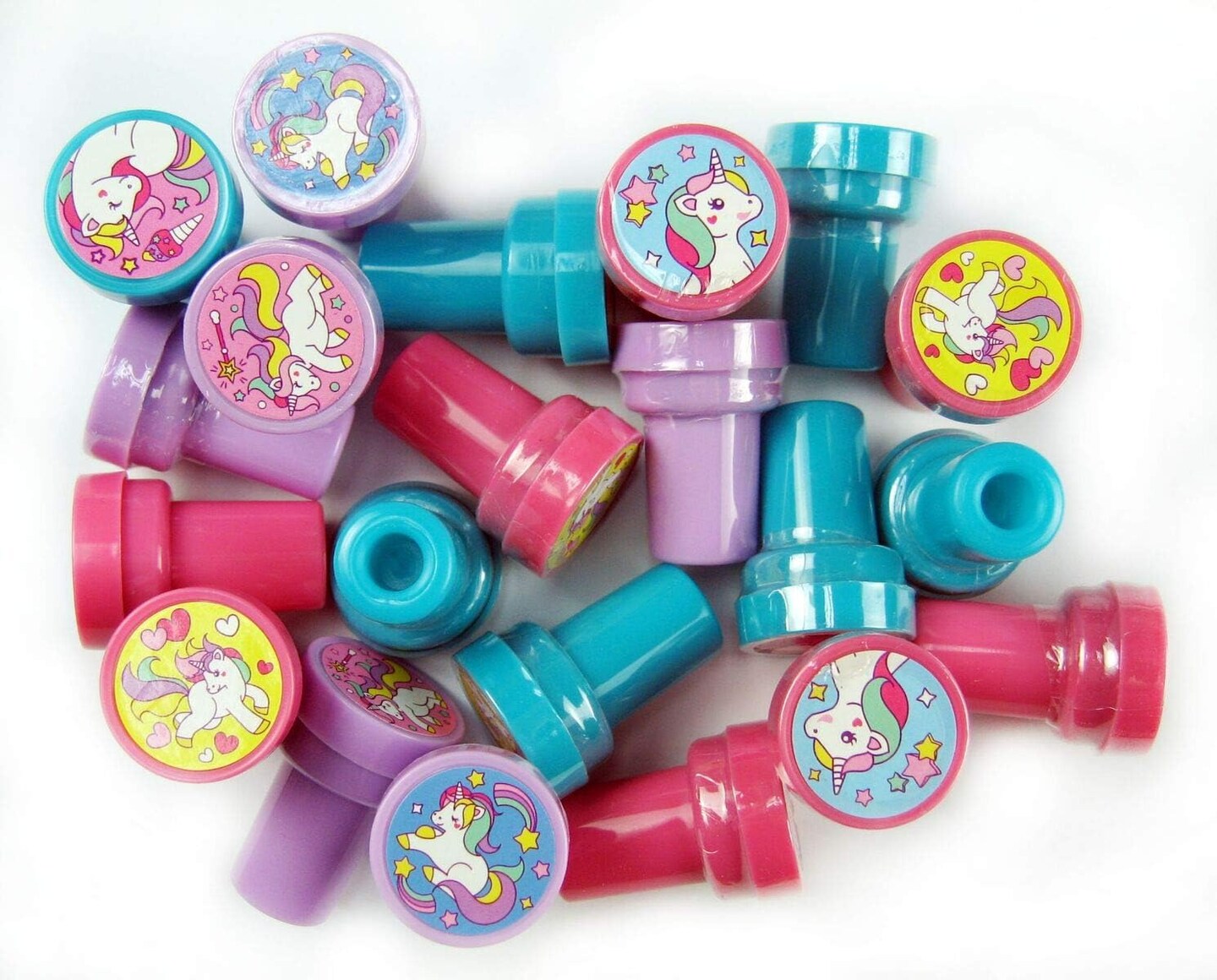 Easter Eggs with Unicorn Stamper Filler-36 Pack
