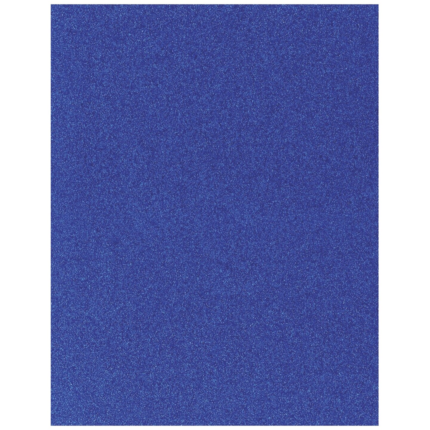 PA Paper Accents Glitter Cardstock 8.5" x 11" Ultra Marine, 85lb colored cardstock paper for card making, scrapbooking, printing, quilling and crafts, 15 piece pack
