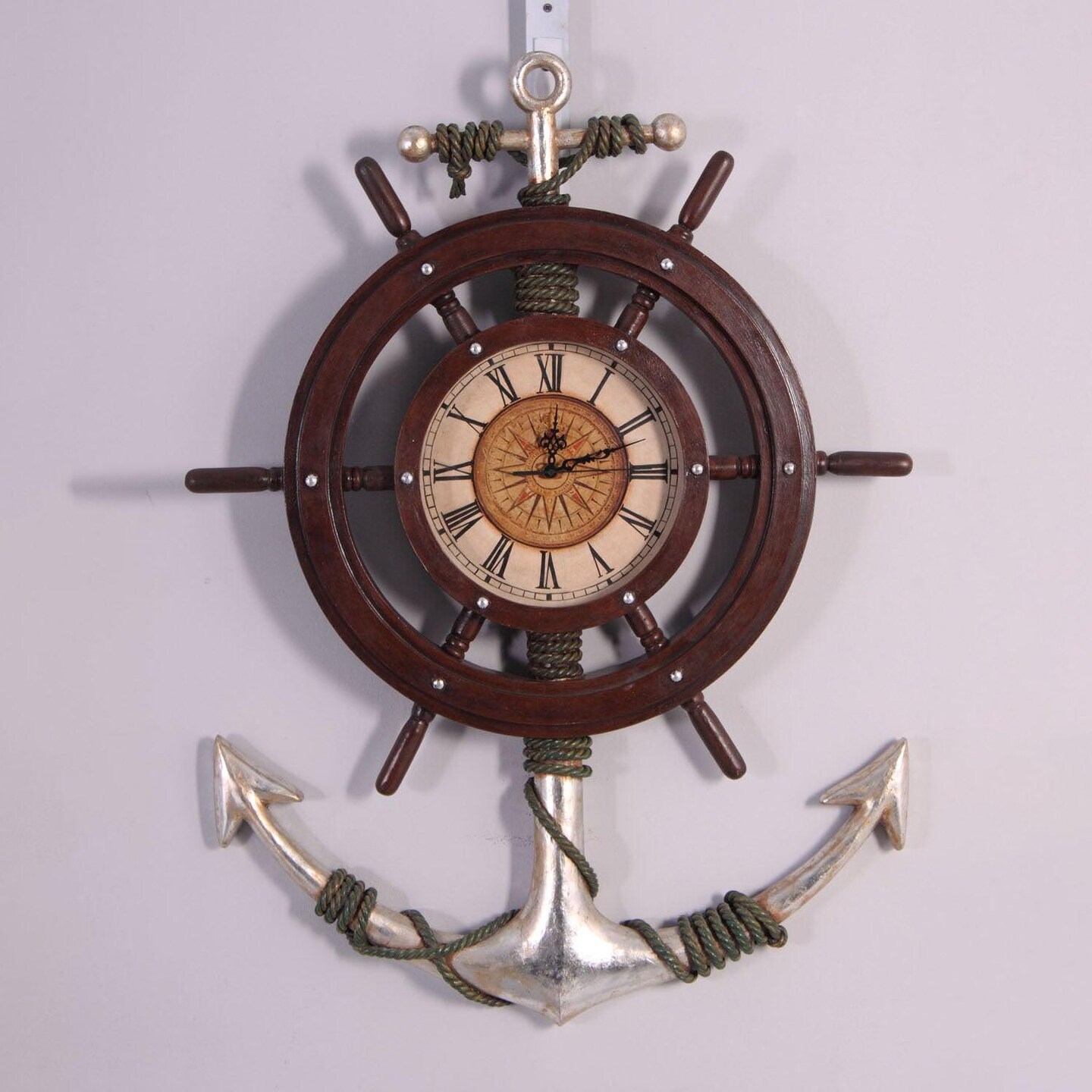 Anchor Clock Life Size Statue