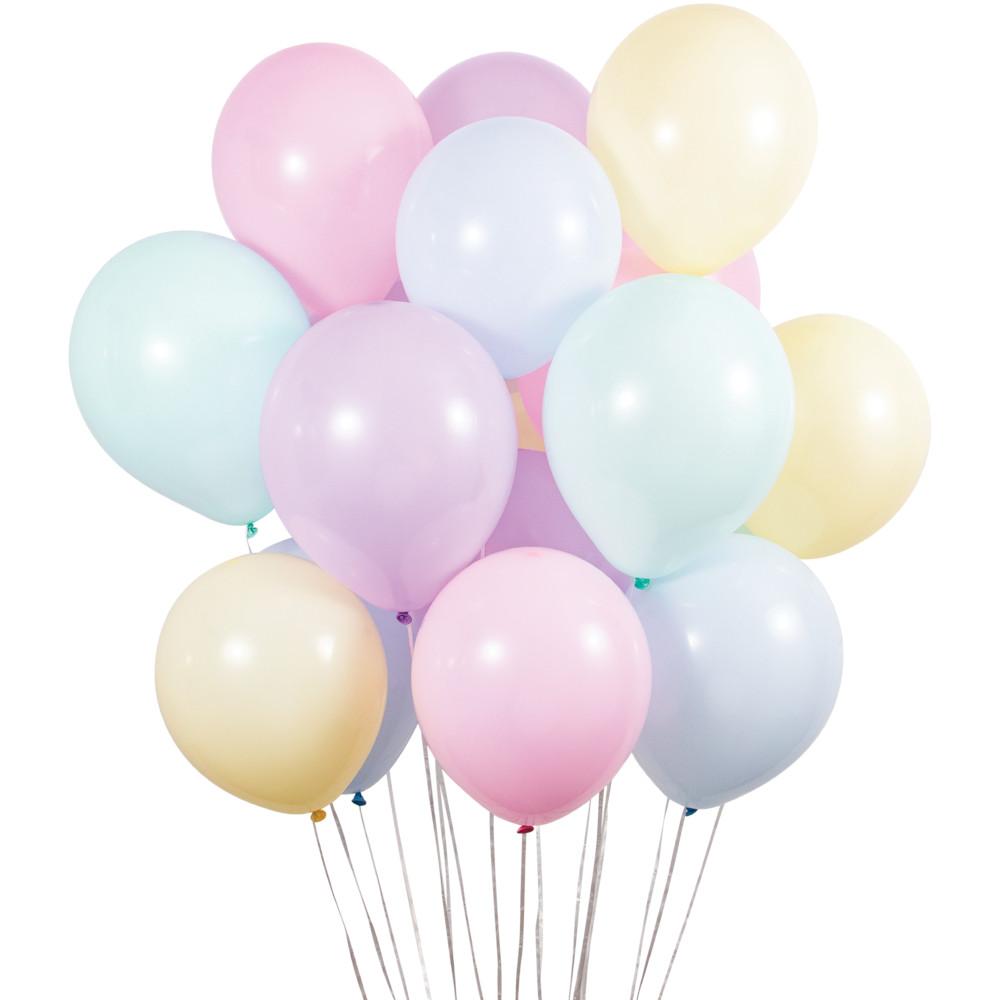 Bulk Pack of 30 Birthday Latex Balloons 12&#x22; Asst Pastel Colors