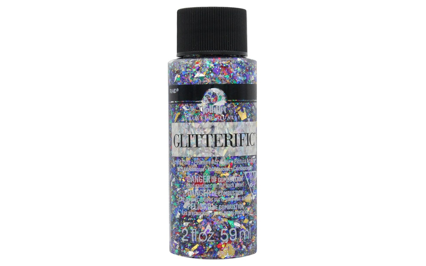 Plaid FolkArt Glitterific Paint 2oz Kaleidoscope