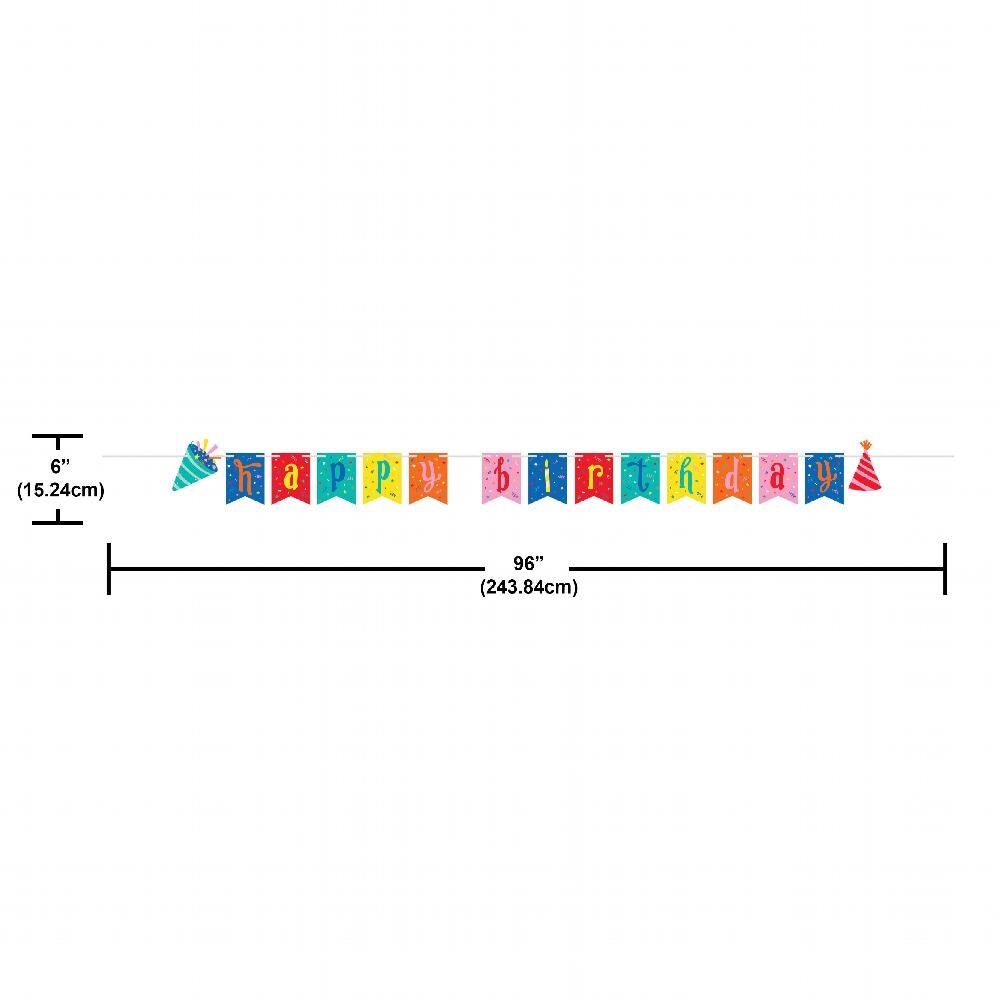 Bulk Pack of 2 Hats Off Birthday Banners