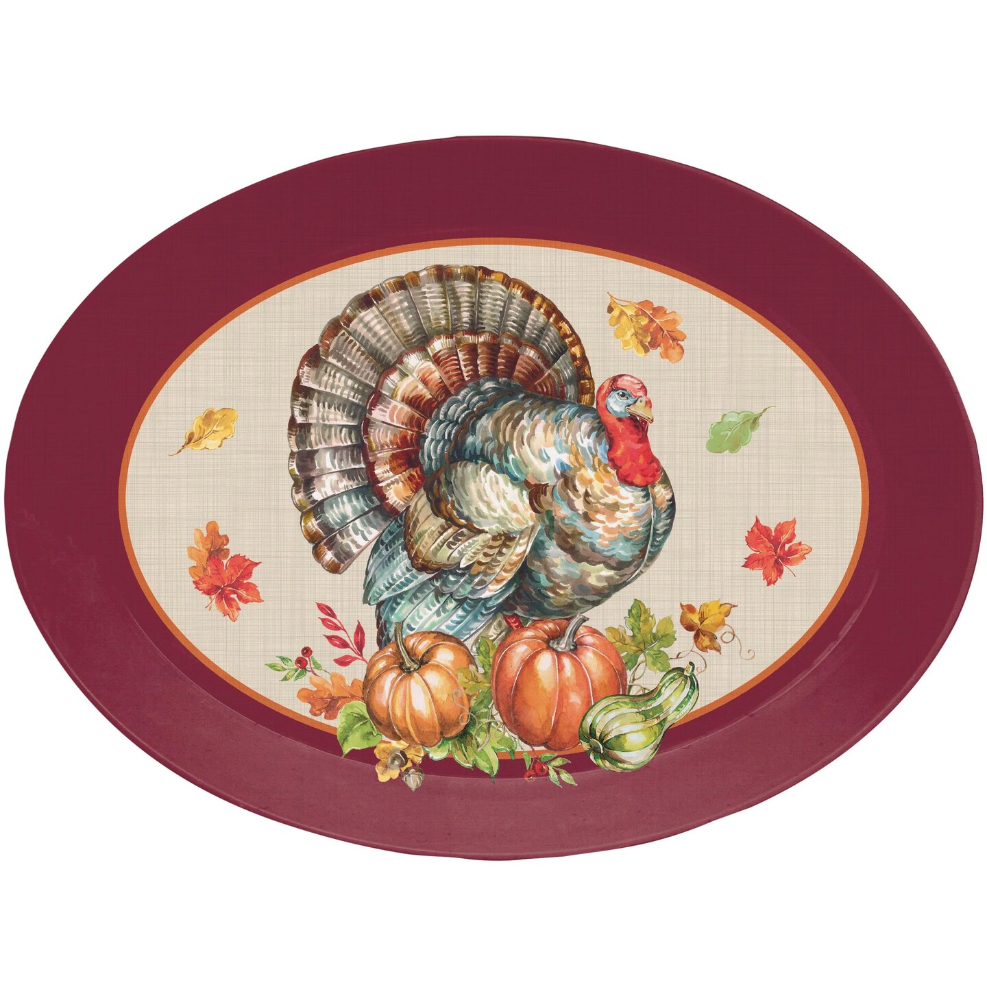 10&#x22; x 13&#x22; Turkey Plastic Tray