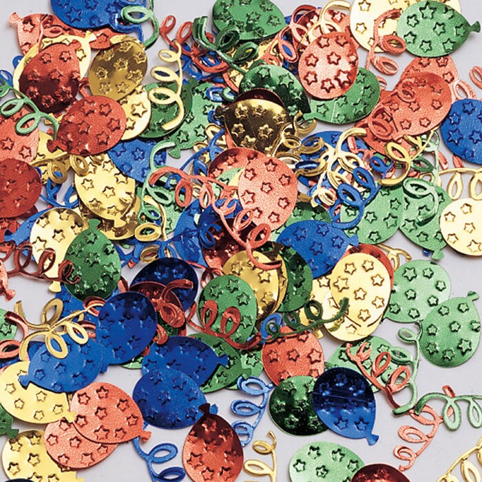 Balloon &#x26; Streamer Confetti (0.5 oz/Pkg)