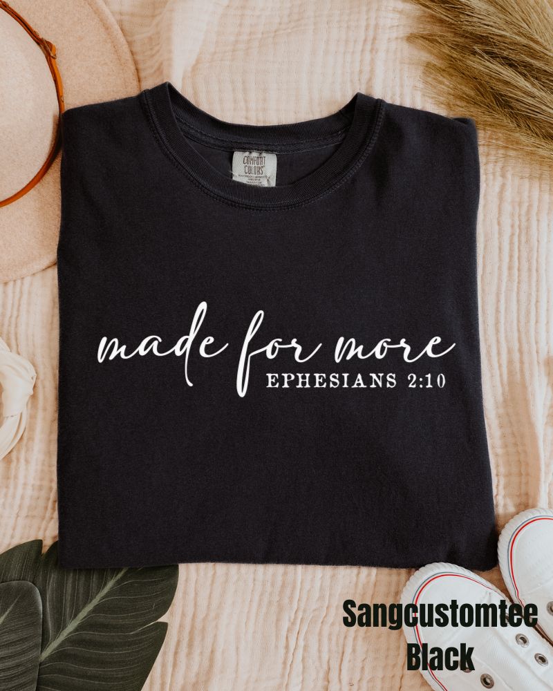 Made For Me Christian Clothes Comfort Colors Shirt, Bible Verses, Faith  Shirt, Jesus Apparels, Gift for Her Him, Christian Shirts | MakerPlace by  Michaels