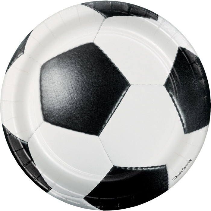 Soccer Paper Dessert Plates (8/Pkg)