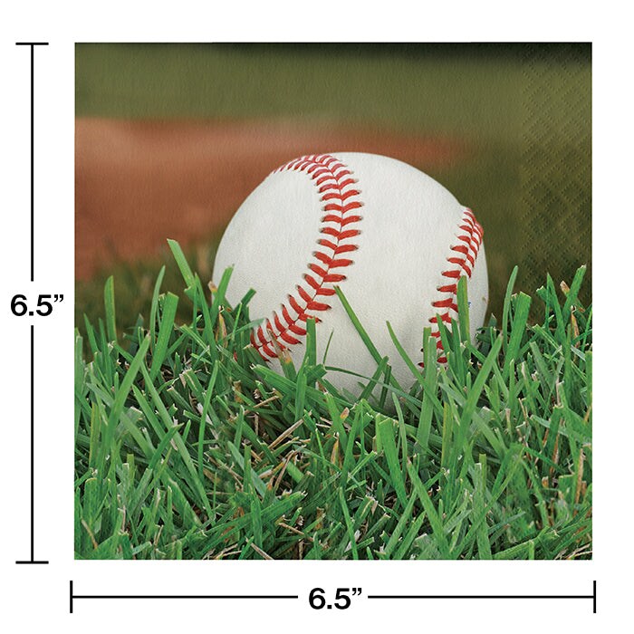 Baseball Napkins (18/Pkg)