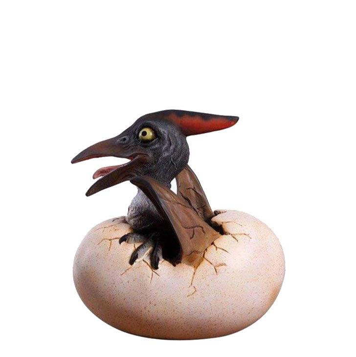 Pteranodon Dinosaur Egg Hatching Life Size Statue