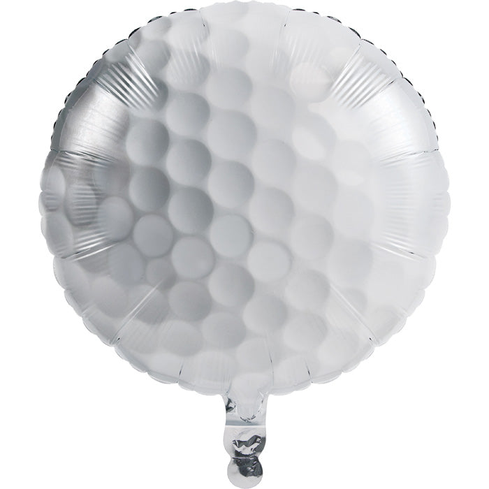Bulk Pack of 2 Sports Fanatic Golf Metallic Balloons 18"