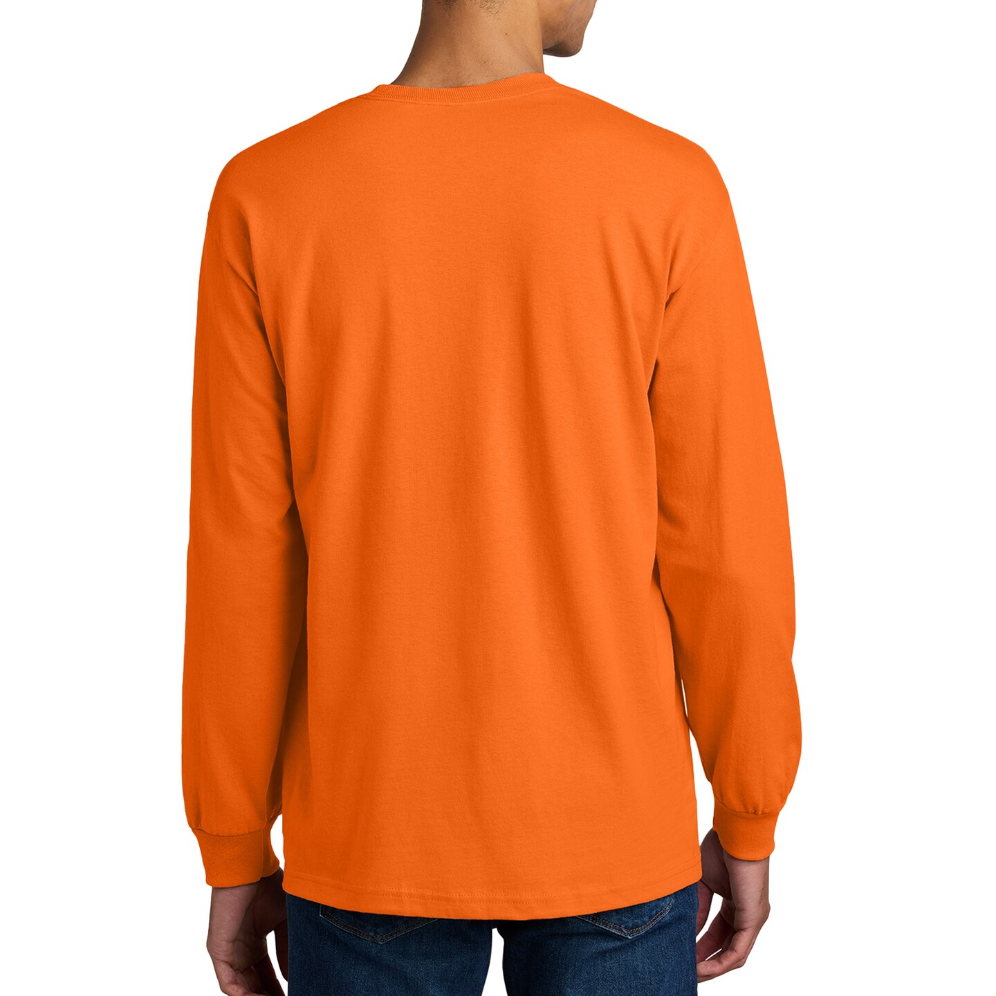 American Apparel Long Sleeve Men&#x27;s T-Shirt, Heavyweight Cotton Arts and Crafts Crewneck MixColor Tee