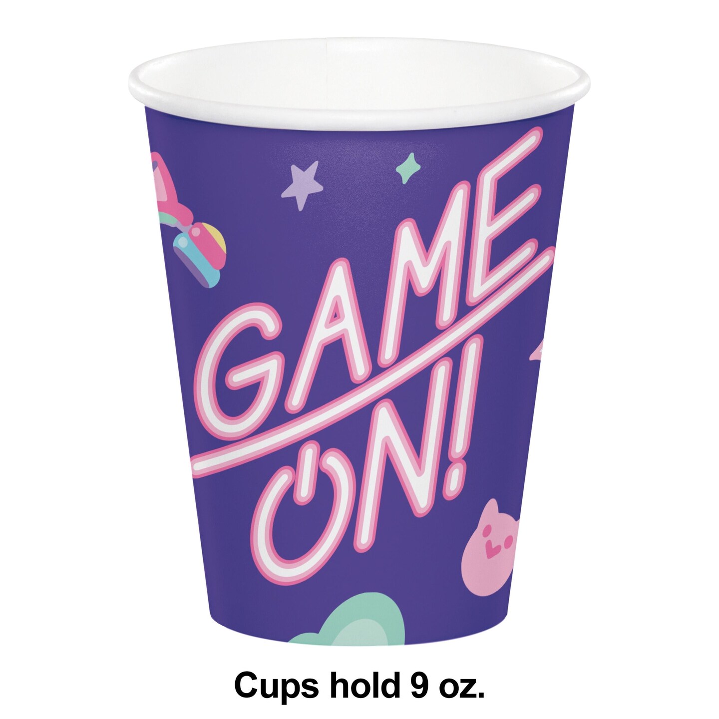 Bulk Pack of 16 Gamer Girl Hot/Cold Cups 9Oz