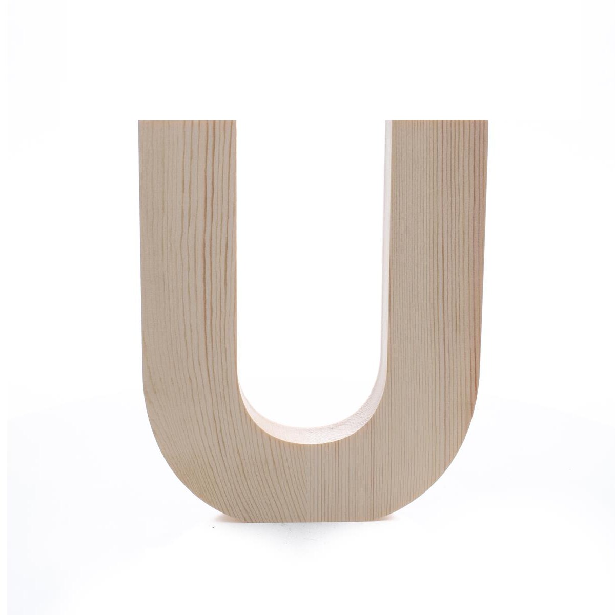 Hampton Art Wood Letter Chunky 8" U, Wooden Letters, Wood Letters, Wooden Letters Wall Decor, Large Letters 8 Inch, Small For Crafts
