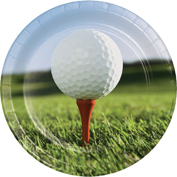 Golf Paper Plates (8/Pkg)