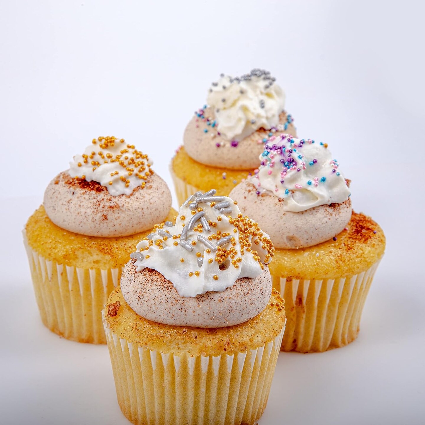 Edible Pastel Colors Nonpareils Sprinkles for Cupcakes, Pastel Sprinkles Edible for Cake Decorating - 5.1 Ounces (Made in USA)