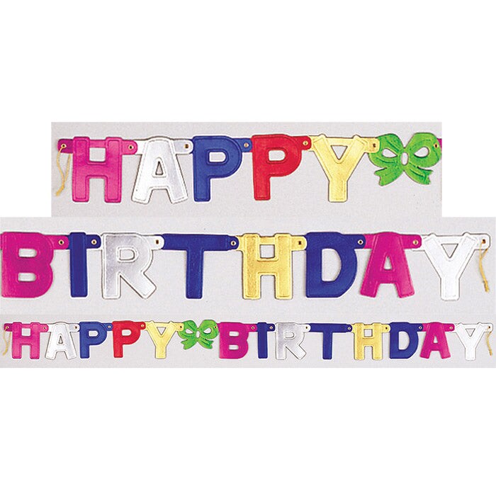 Happy Birthday Party Banner