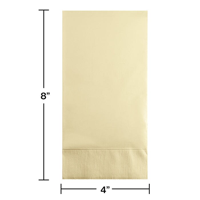 Bulk Pack of 32 Ivory Guest Towel, 3 Ply