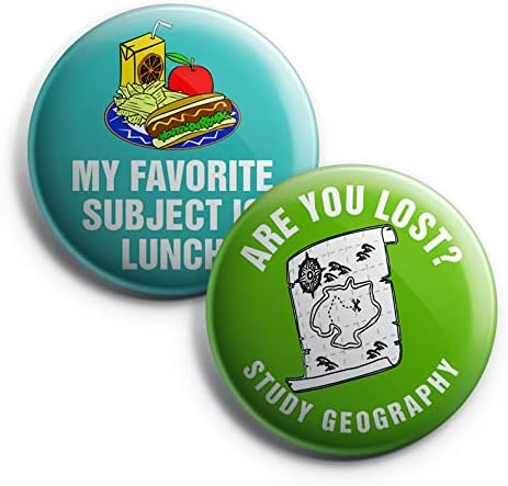Funny and Cute Designs Pinback Buttons (10-Pack)