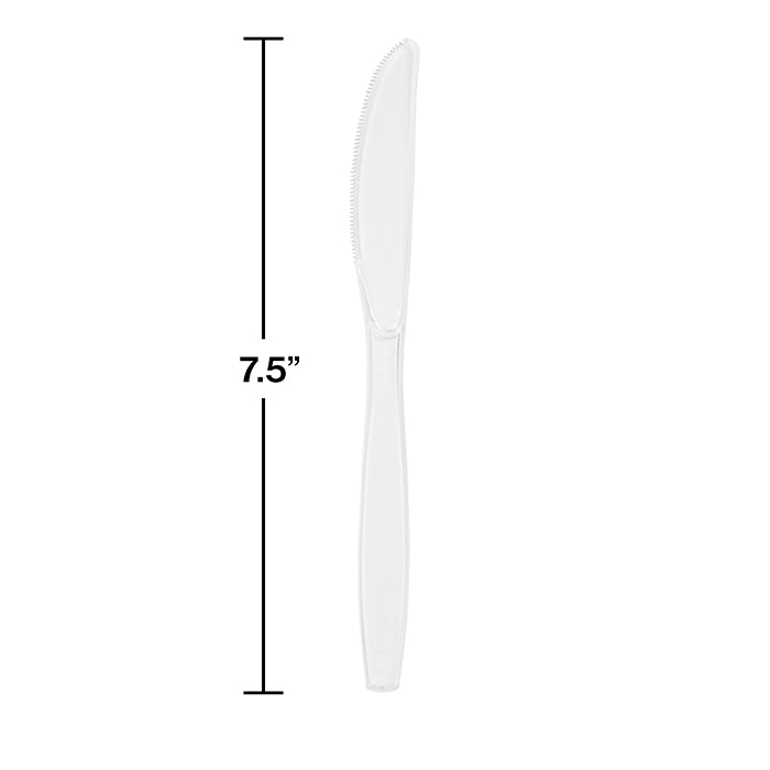 Clear Plastic Knives (24/Pkg)