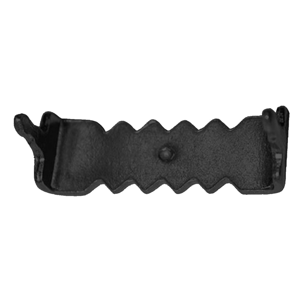 Framer Supply Nailless Sawtooth Picture Hanger – Black Finish, 1” Long x 1/4” Wide, 100 Pack