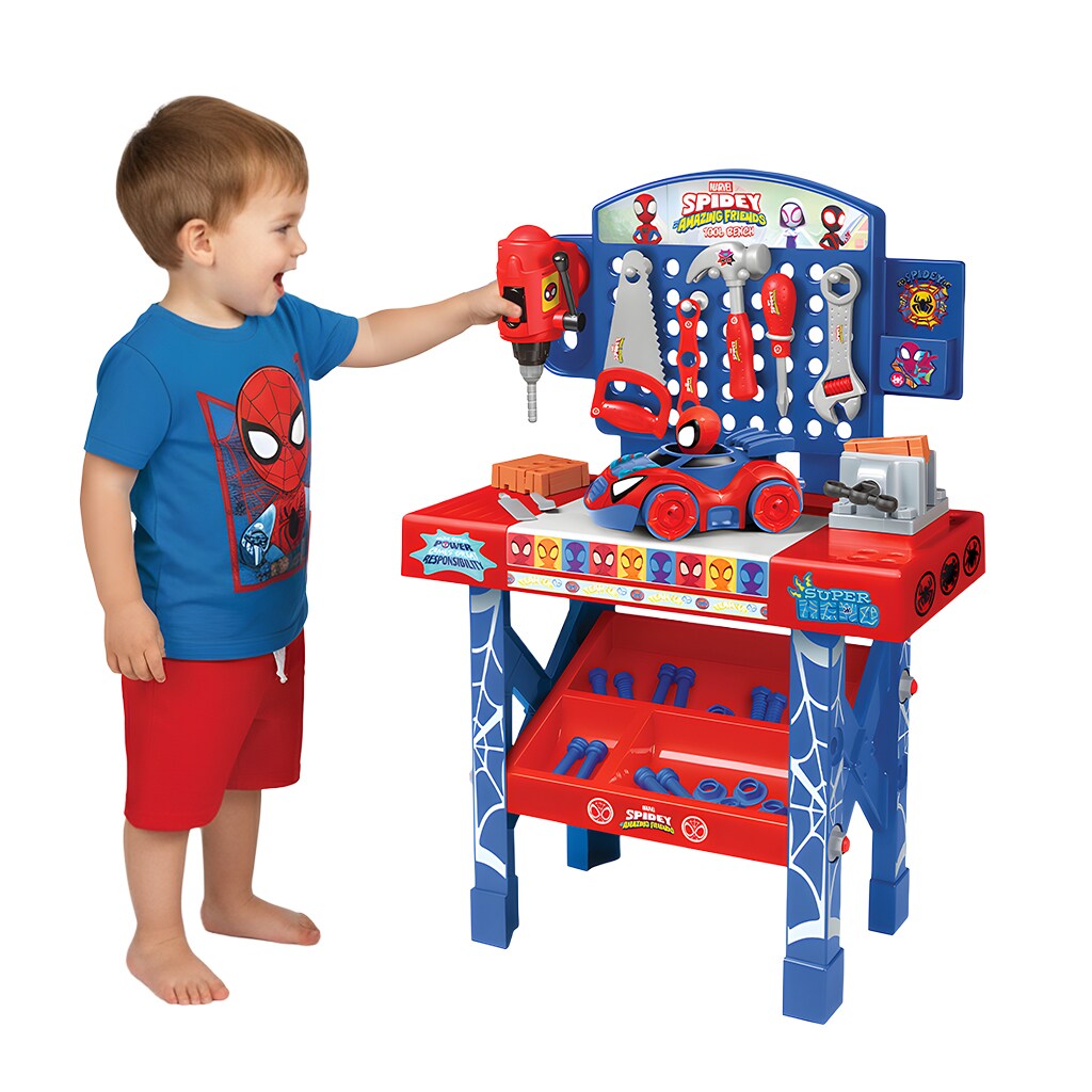 toy shop様202503 Spidey and His Amazing Friends Tool Bench Playset (55 Pieces