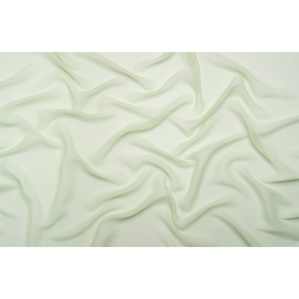 1 Yard Luxury Crinkled Silk Chiffon Dewkist Sheer Fabric 43" Wide