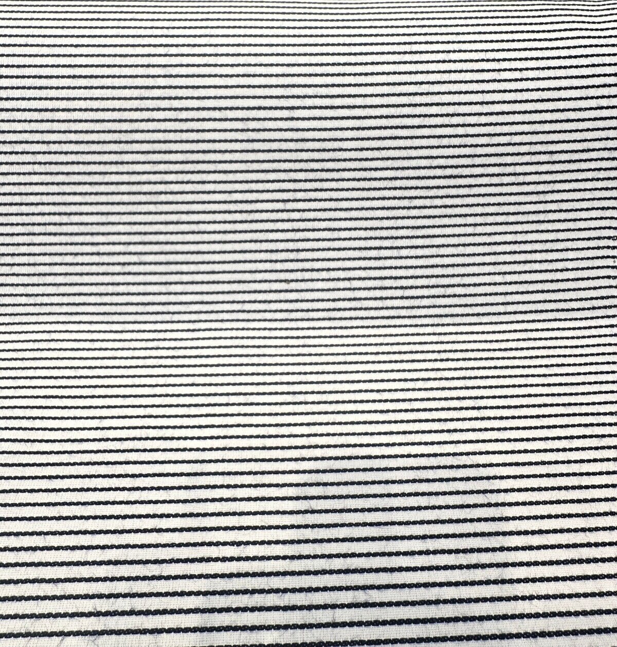 1 Yard Pinstripe Navy Blue White Sunbrella Upholstery Fabric Multipurpose 54 Inch Width