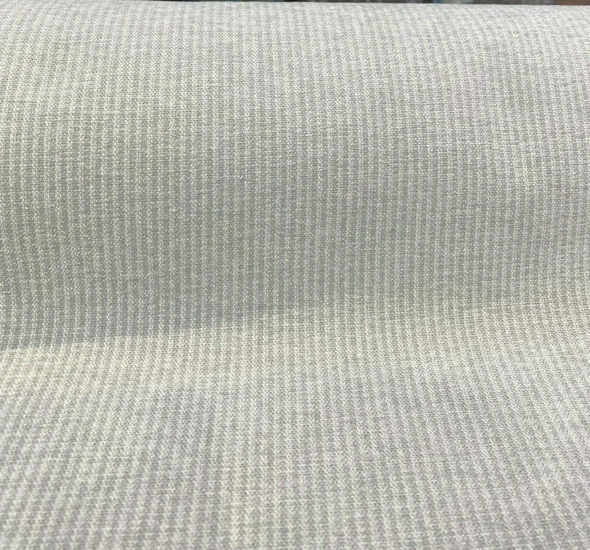 1 Yard Upholstery Drapery Fabric Contemporary Pinstripe Sea Glass 57% Polyester 43% Cotton 56 Inch Width