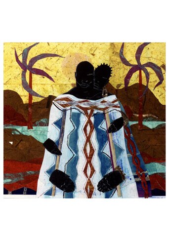 Embrace the Hold by Willie Torbert Wall Art Décor 16 x 13 1/2 Art Print