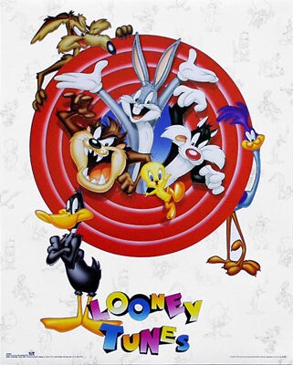 Bugs Bunny &#x26; Friends: Group Shot by Looney Tunes Wall Art D&#xE9;cor 20 x 16 Art Print
