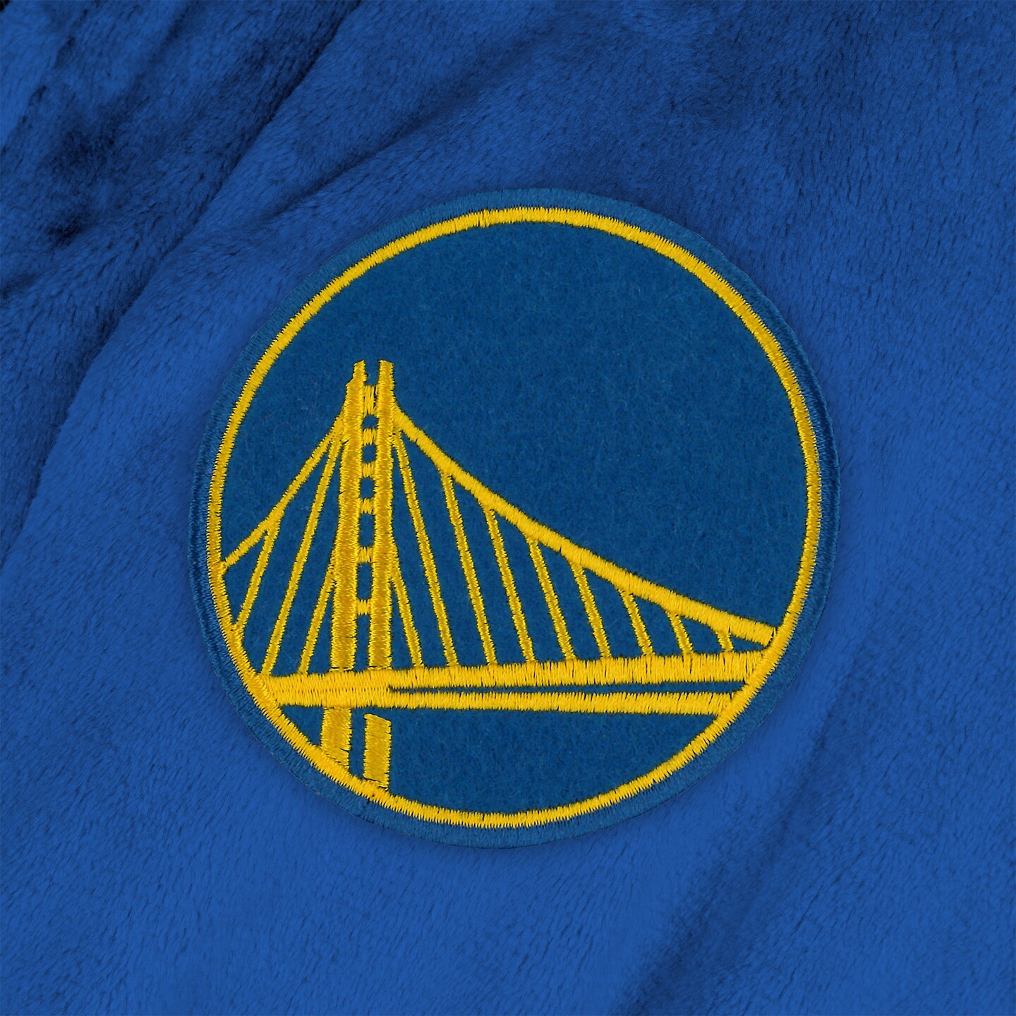Golden State Warriors NBA Hooded Silk Touch Bath Robe 26&#xD7;47 Inches