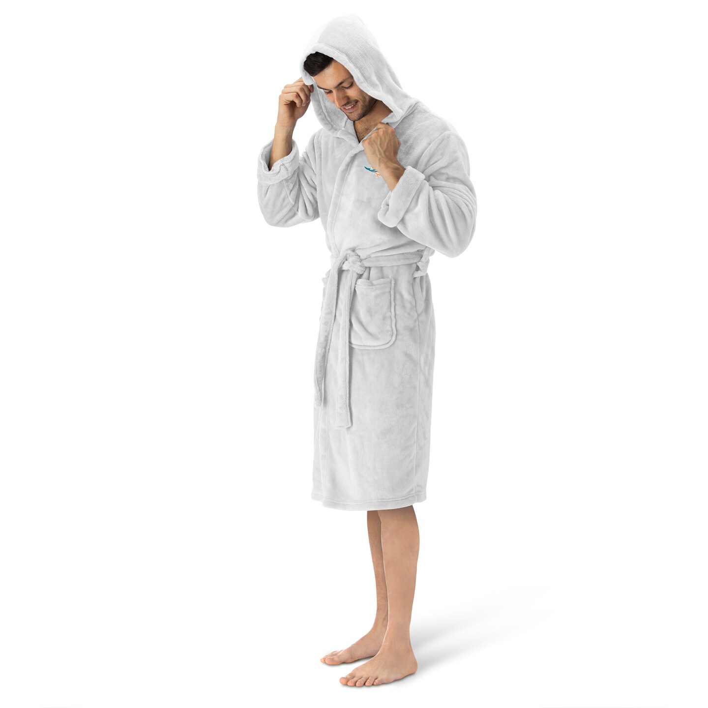Miami Dolphins NFL Hooded Silk Touch Robe 26&#xD7;47 Inches