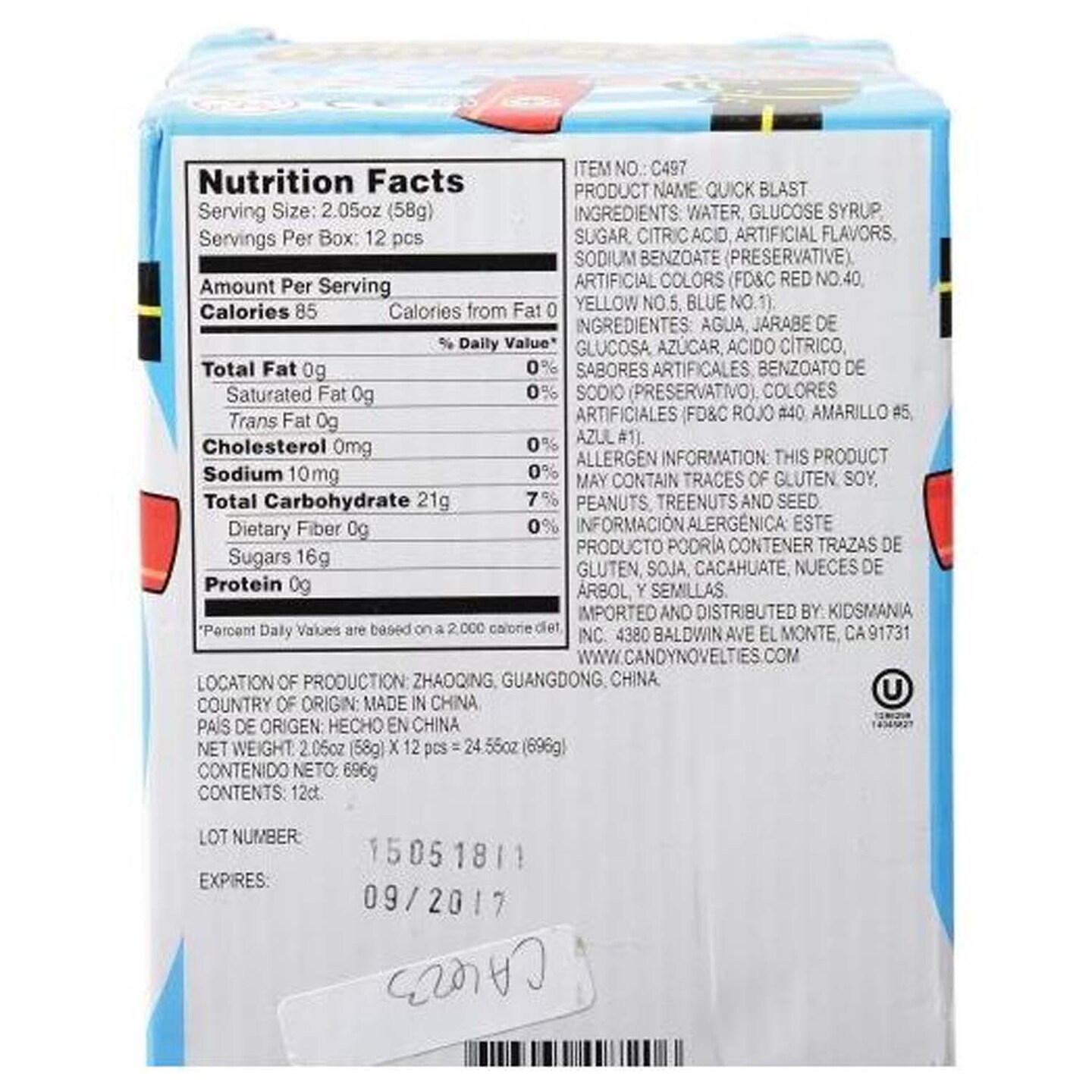 Quick Blast 12 Pc Include 12 Units