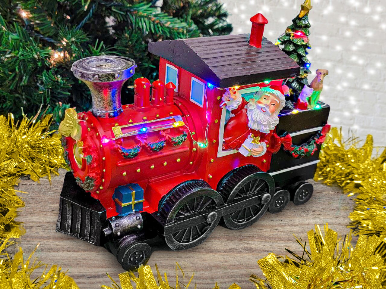 Christmas Train Decoration. Christmas Village