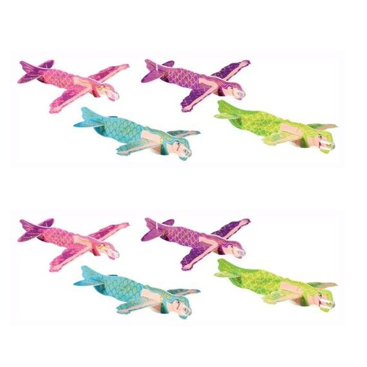 Mermaid Glitter Gliders Include 12 Units