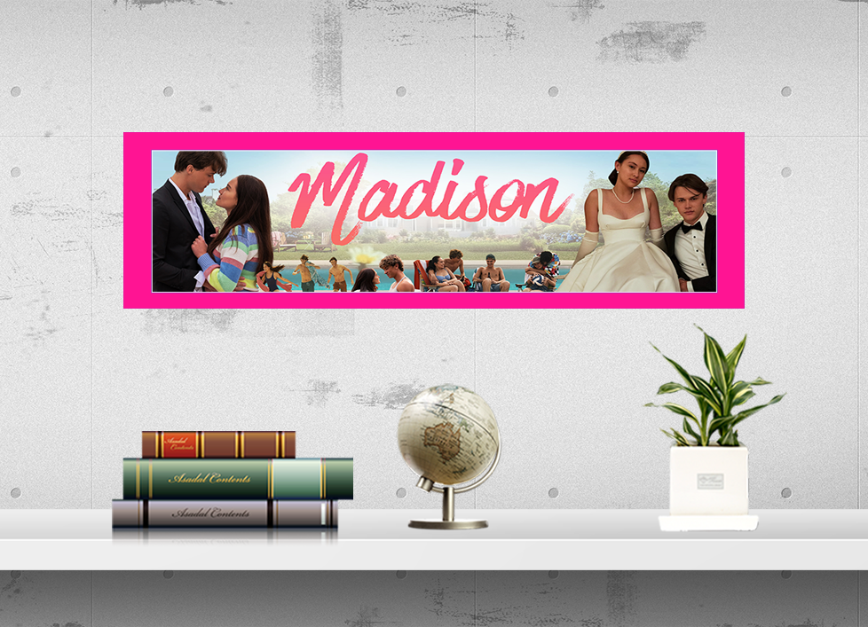 The Summer I Turned Pretty Movie - Personalized Poster with Your Name, Birthday Banner, Customized Wall Décor, Framing Options