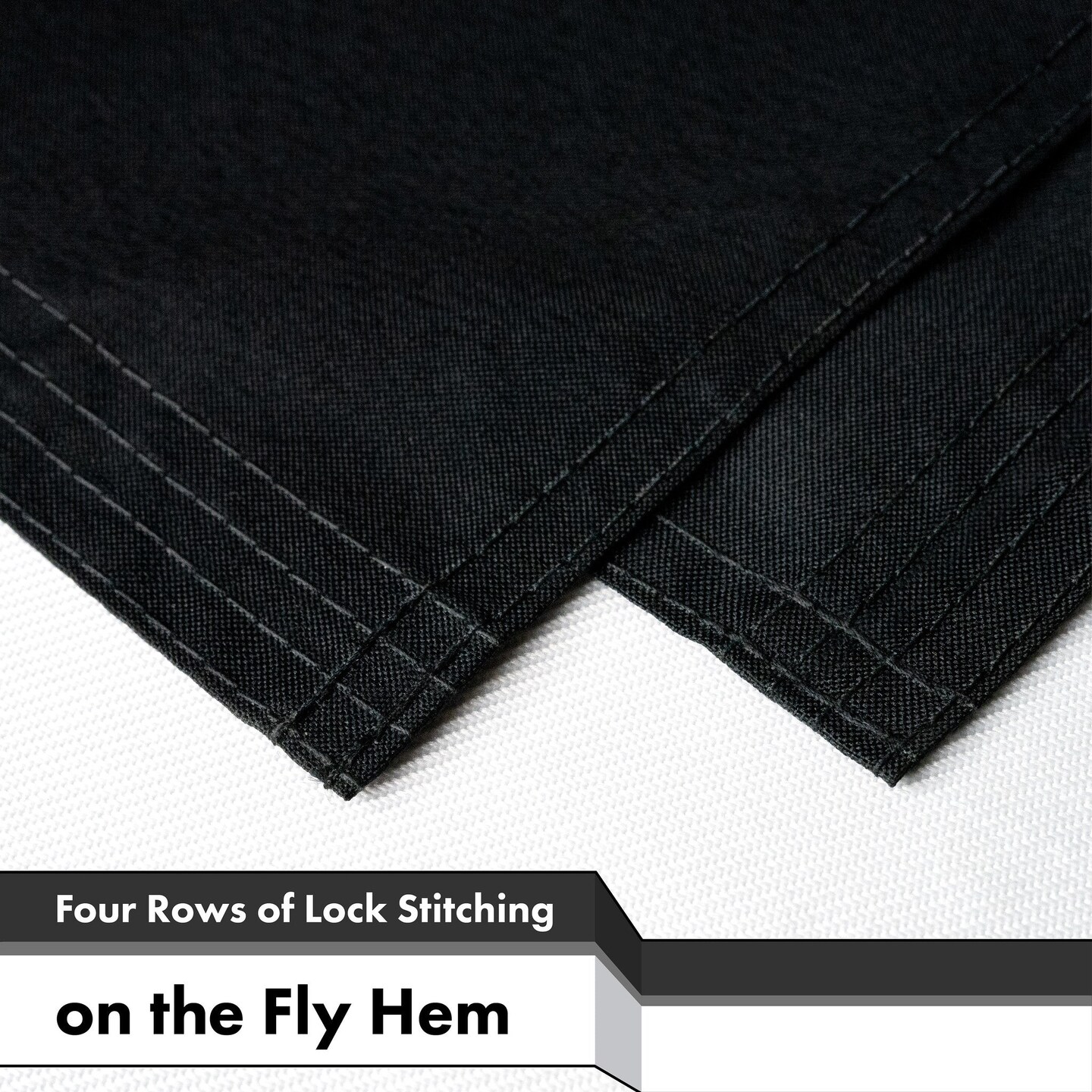 G128 - Jolly Roger Pirate Flag (Swords) 3x5 FT Printed Brass Grommets 150D Polyester Indoor/Outdoor - Much Thicker More Durable Than 100D 75D Polyester