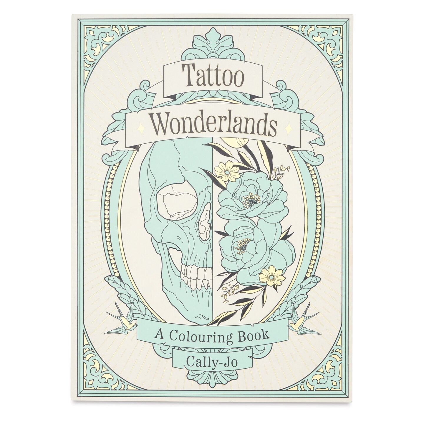 Tattoo Wonderlands Coloring Book - 8-1/4" x 11-1/2", 80 Pages
