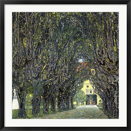 Framed Art Avenue of Trees in the Park at Schloss Kammer, c.1912 by Gustav Klimt Wall Decor 18x24 Artwork