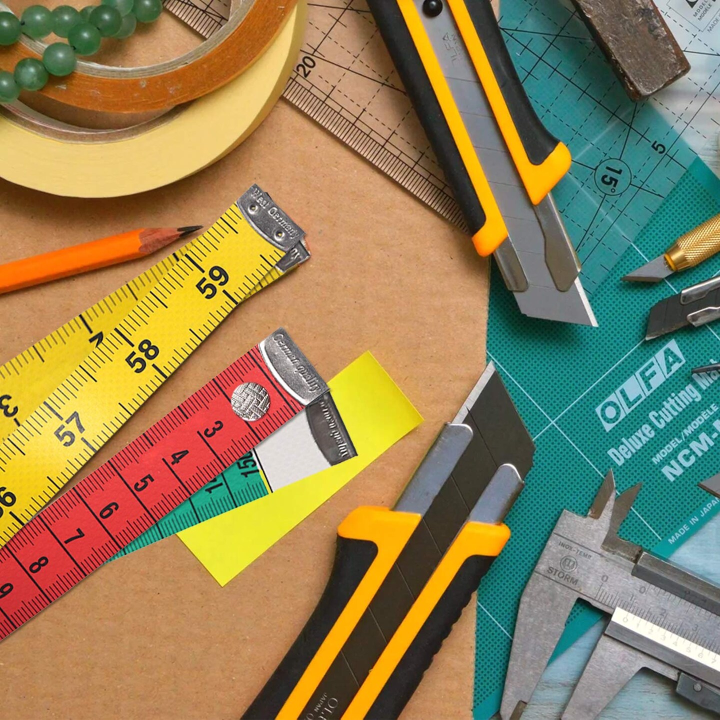 Tape Measure Measuring Tape for Body Fabric Sewing Tailor Cloth Knitting Home Craft Measurements,60-inch/150-cm Soft Multicolor Tape Measure Body Measuring Tape Set with Snap Button Closure,Dual Sided