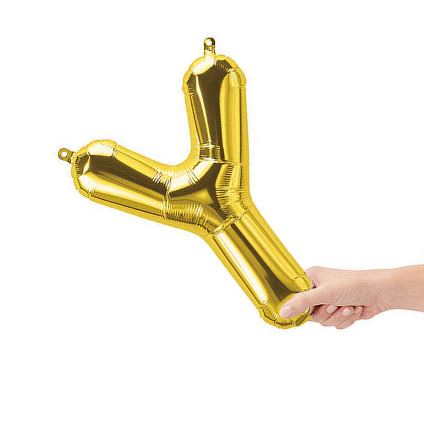NorthStar Balloons&#xAE; 16&#x22; Gold Letter Y Balloon Air Fill Only