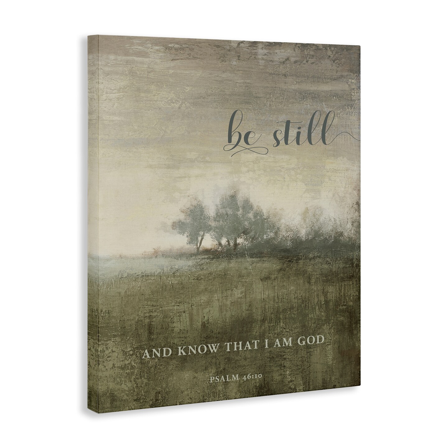 Stupell Industries Be Still over Rustic Landscape Canvas Design by John Spaeth