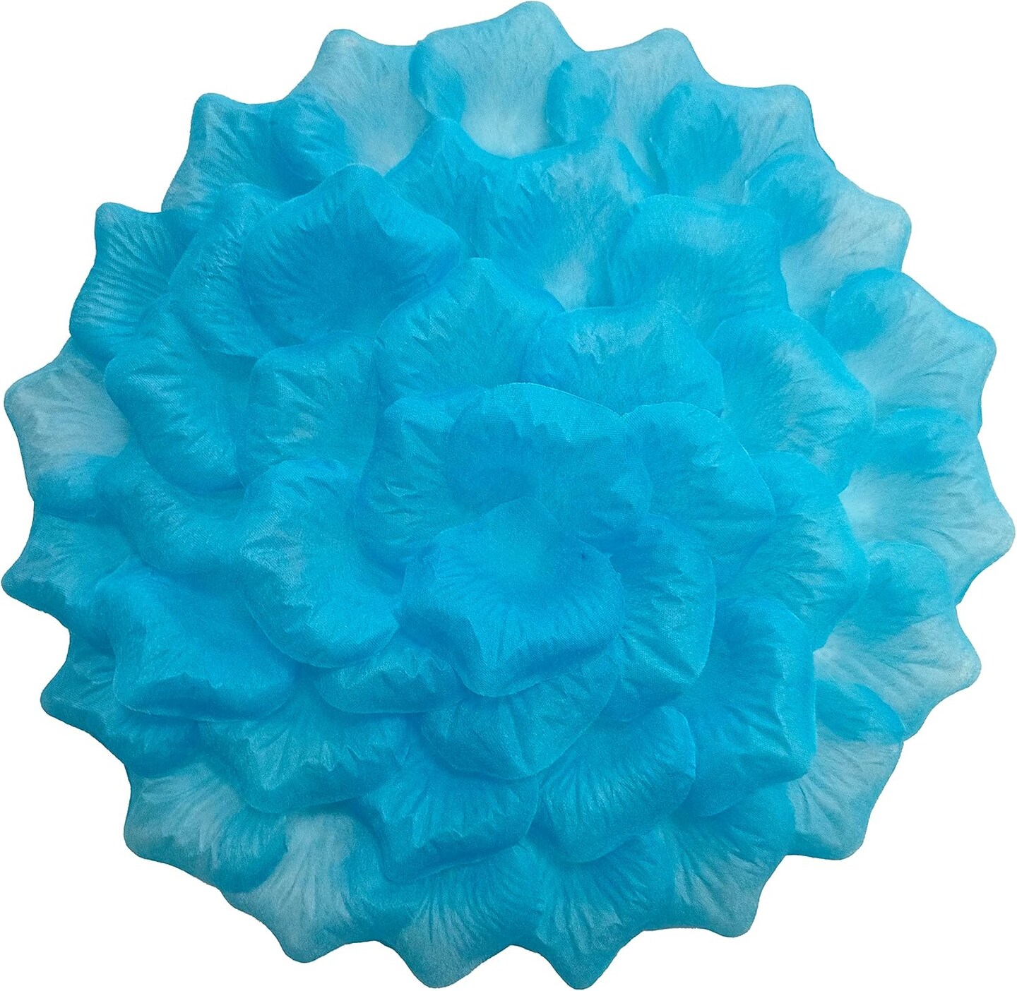 Sky Blue Rose Petals,5000 Pcs Fake Blue Flower Petals for Romantic Night for Him Set,2.3'' Ethereal Blue Rose Pedals for Decorations,Rosas Artificiales para Decoracion