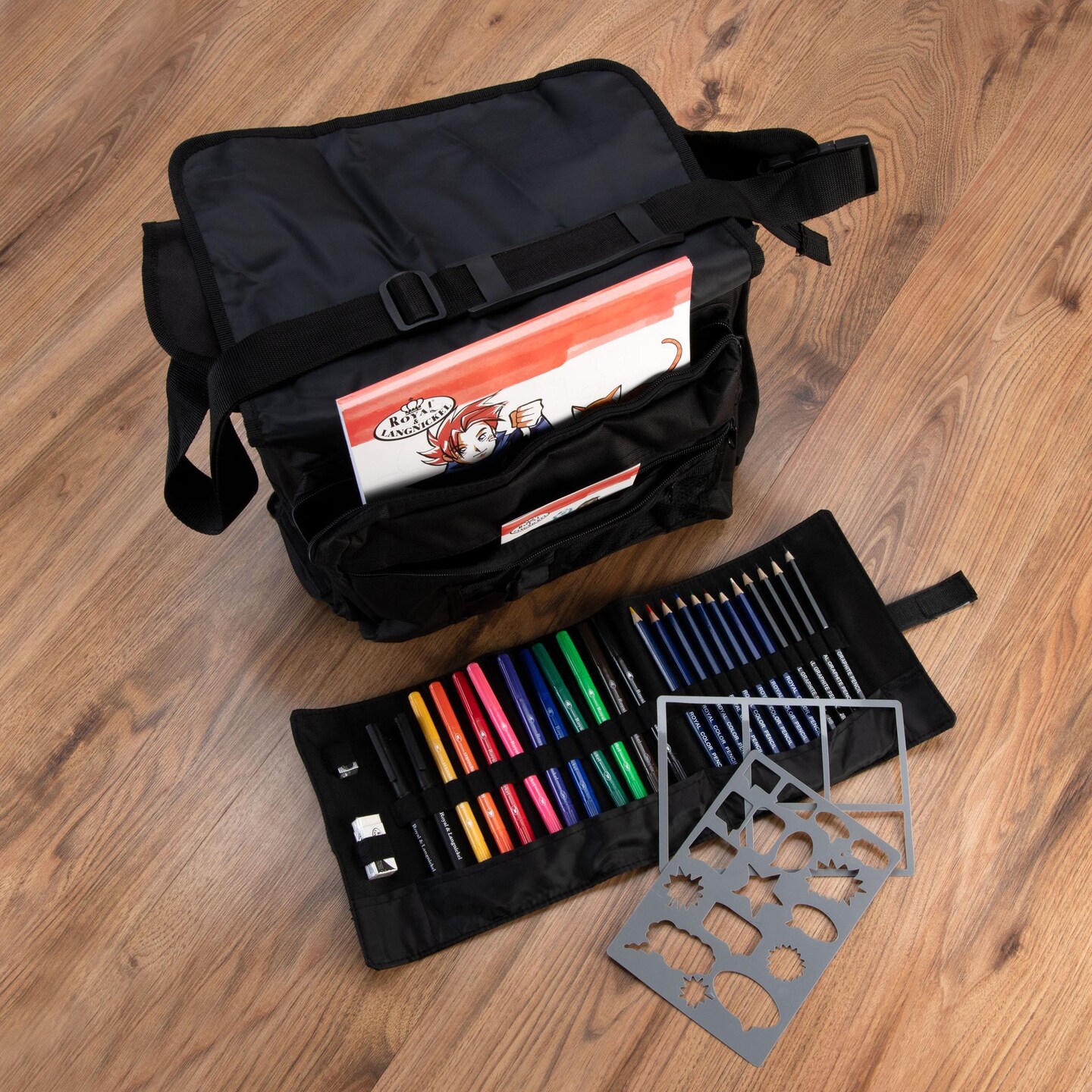 FA-102 | Essentials™ 32pc Manga Drawing & Sketching Travel Art Set