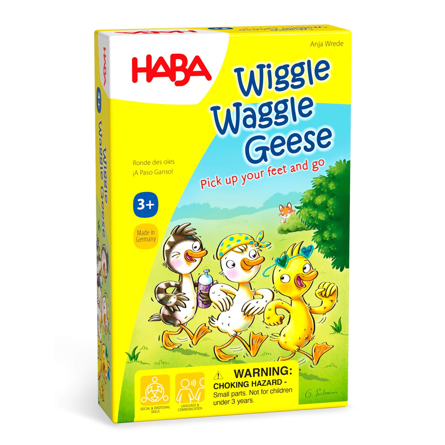 HABA Eager Elephants – Tile Placement Board Game for Kids, Fun Learning Game for 4 Year Olds & Up with Strategic Play