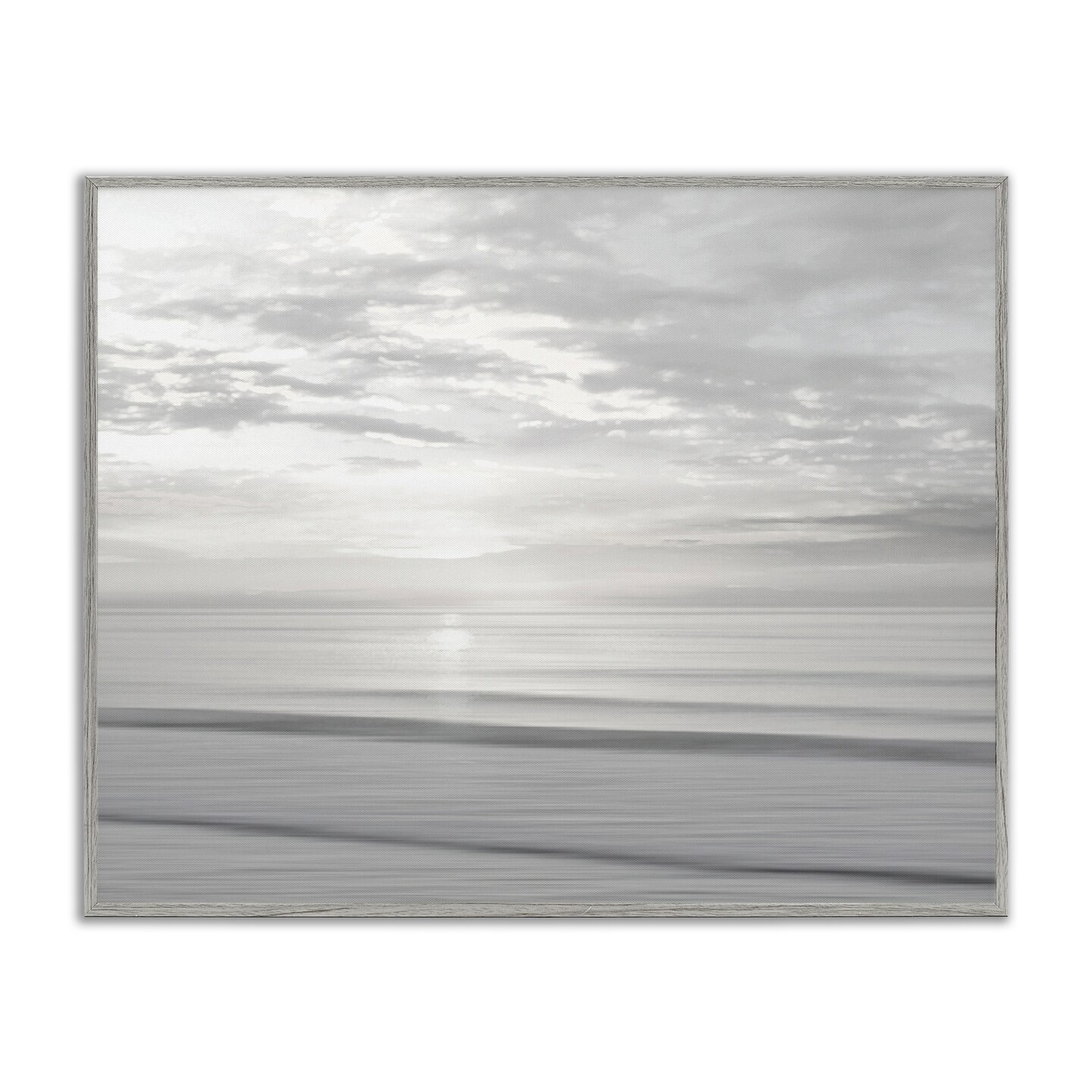 Stupell Industries Soft Serene Beach Reflection Framed Giclee Design by ...