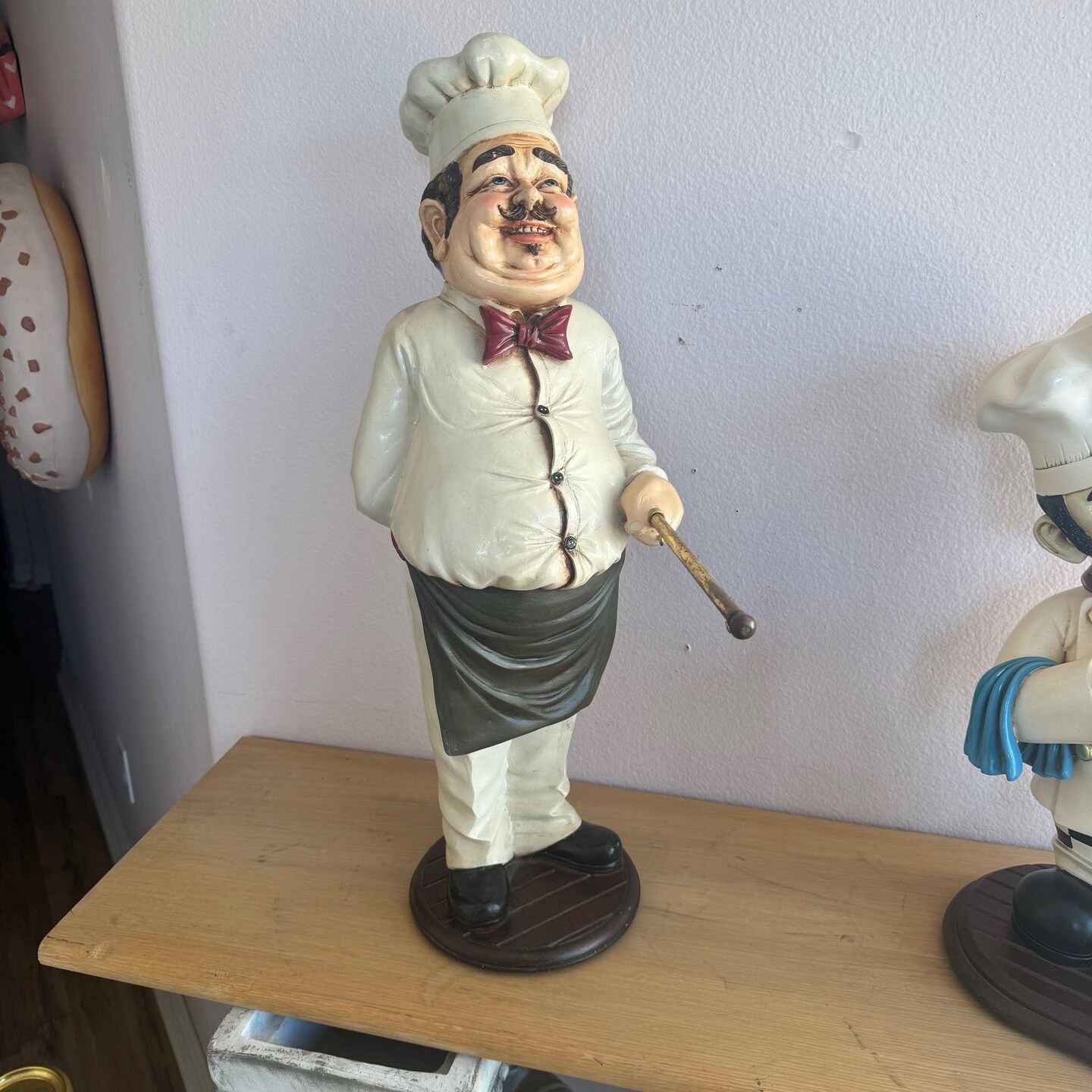 Set of 3 Small Chef Cook Statues