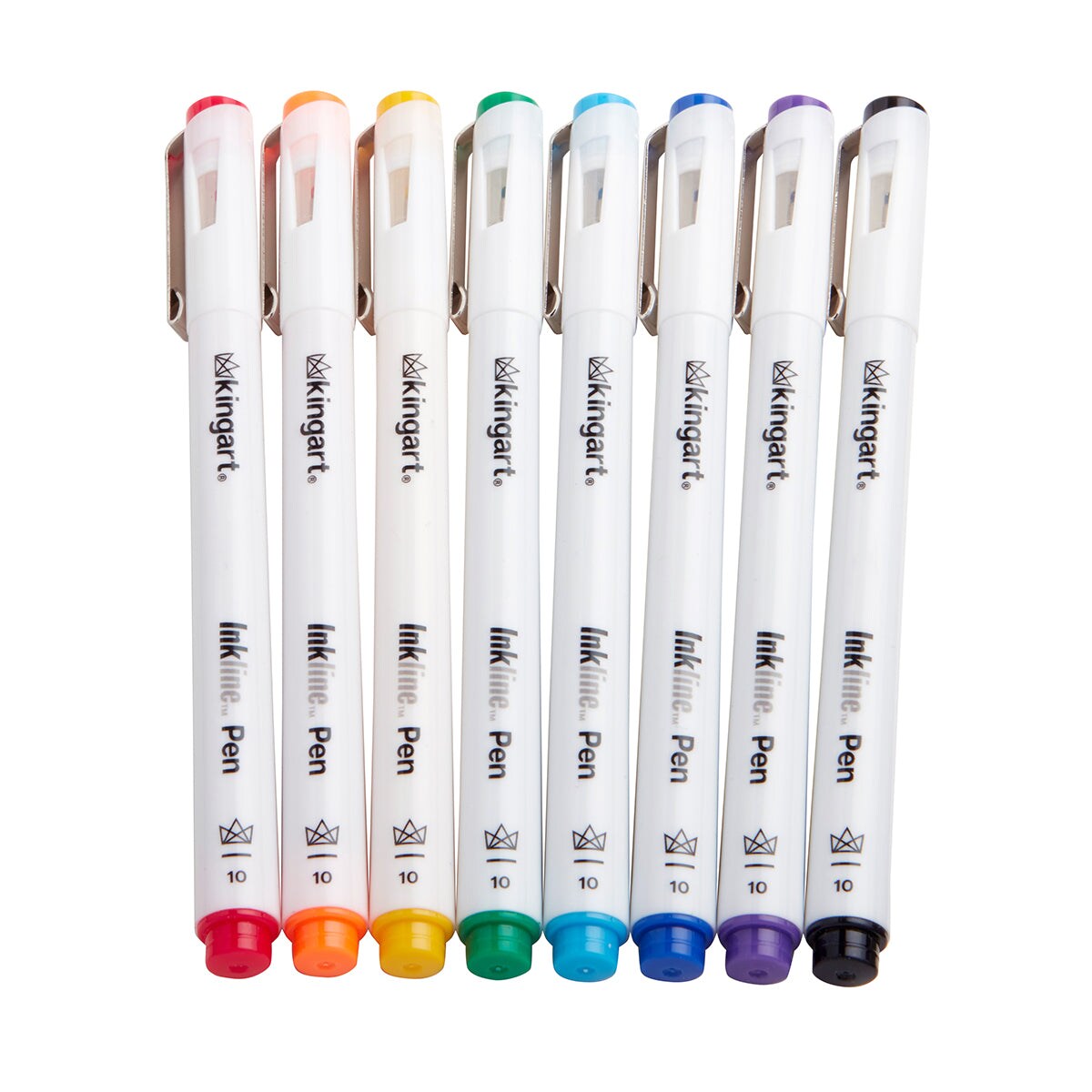PRO Inkline&#x2122; Fine Line Pens, 8 Colors, Size 10
