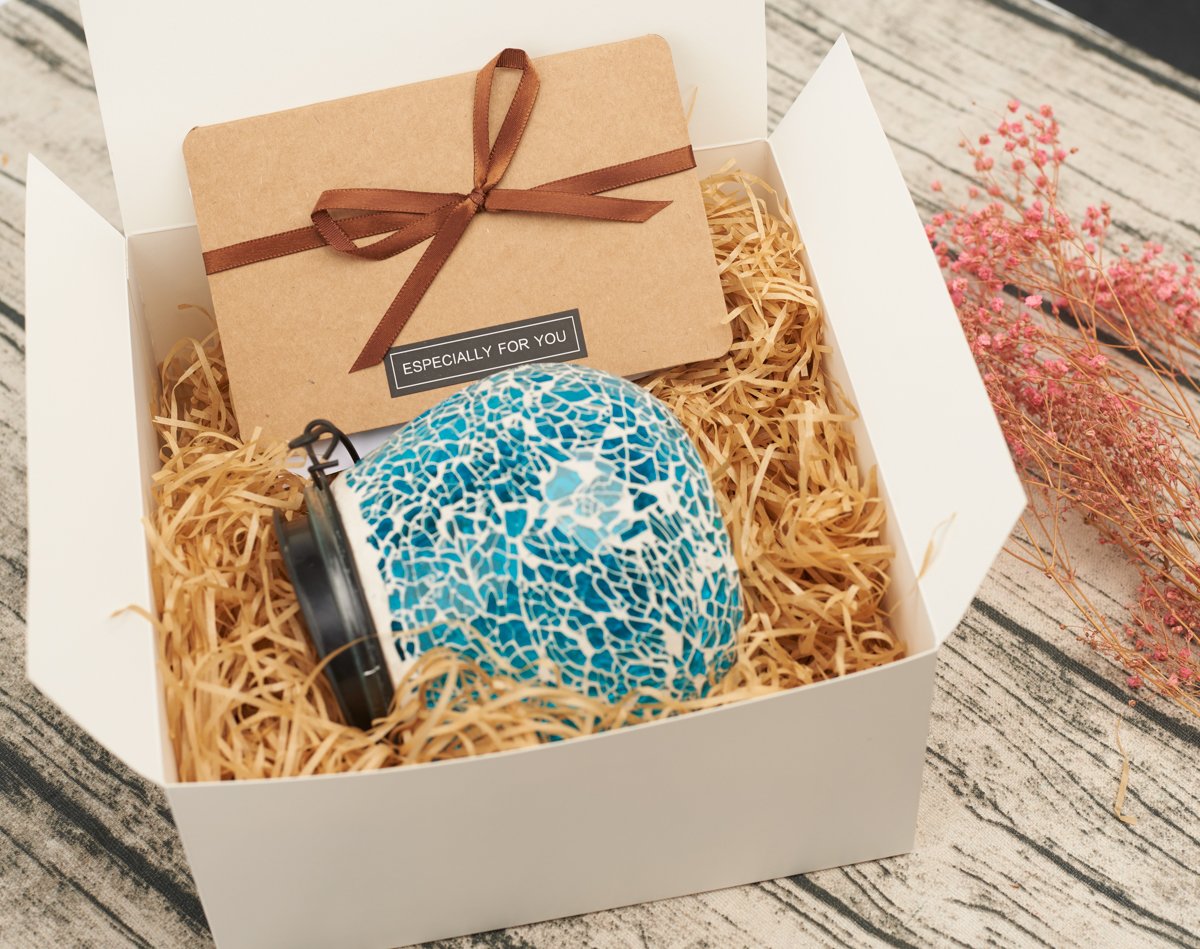 50-Pack White Gift Boxes with Lids – 8 x 8 x 4 Inch Recyclable Gift Boxes for Bridesmaid Proposals, Weddings, Birthdays & DIY Crafts