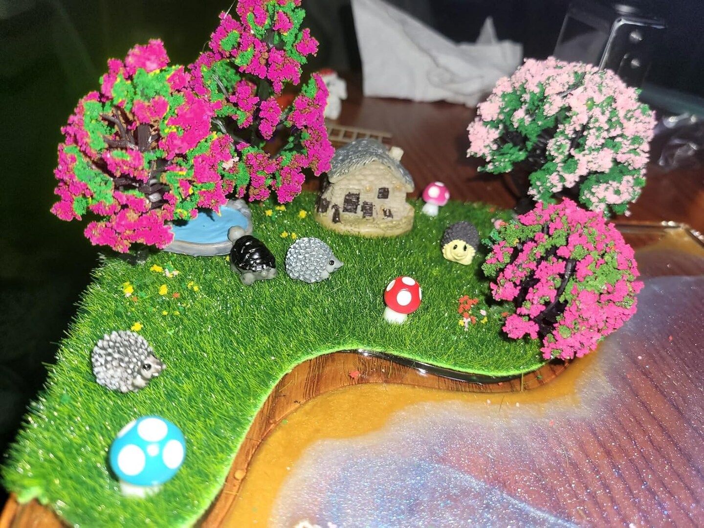 29pcs Mixed Model Trees, Fruit Trees, Ho Scale Trees, Model Train Scenery, Architecture Trees, Flower Trees
