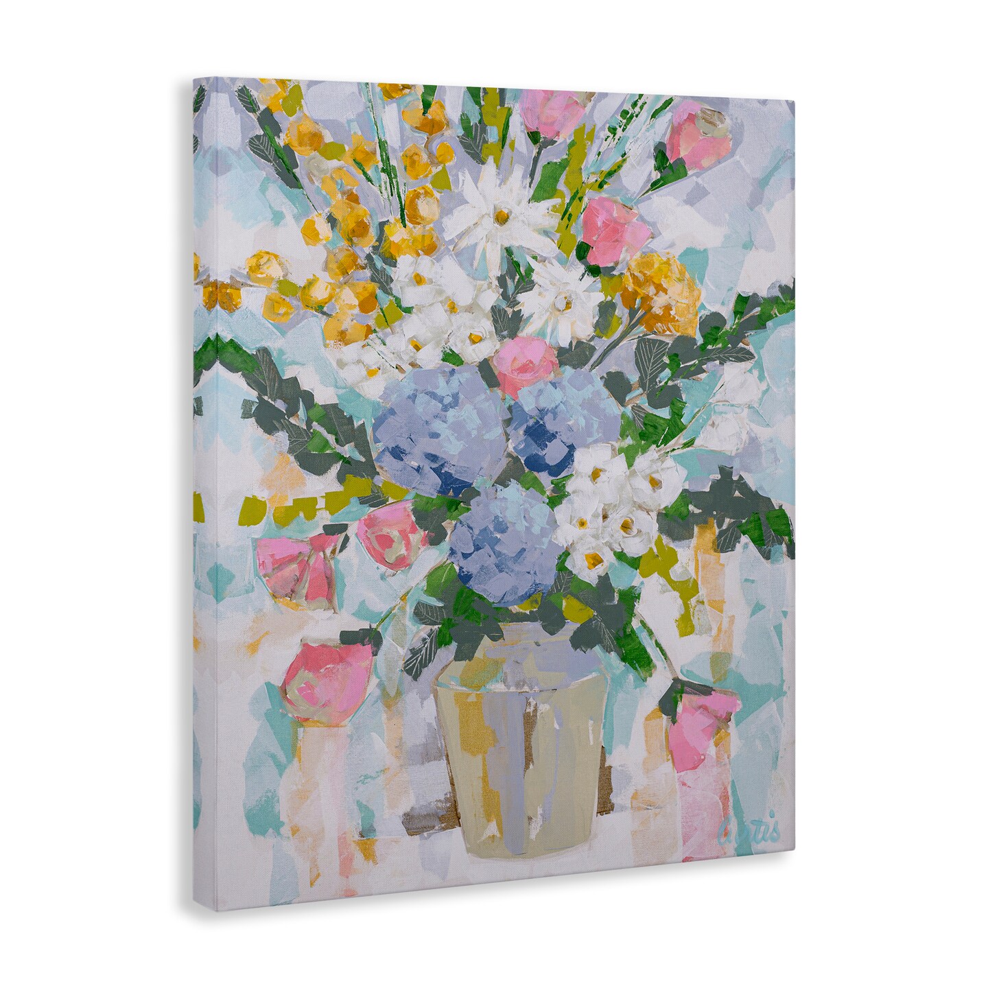 Stupell Industries Pastel Abstract Bouquet Canvas Design by Joan Curtis